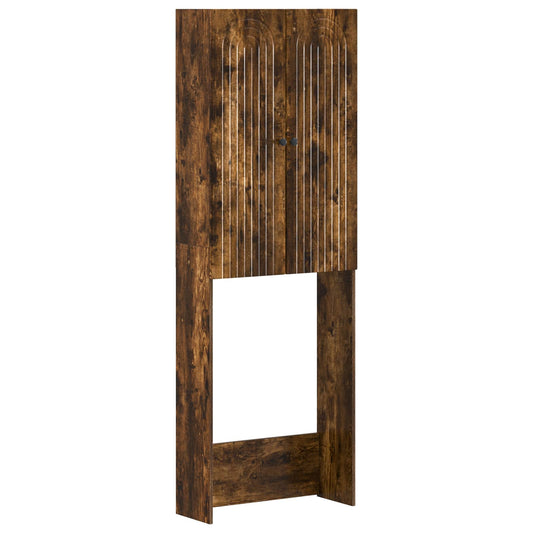 Toilet Cabinet ALKMAAR Smoked Oak 66 x 25.5 x 190 cm