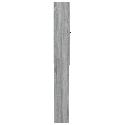 Toilet Cabinet ALKMAAR Grey Sonoma 66 x 25.5 x 190 cm