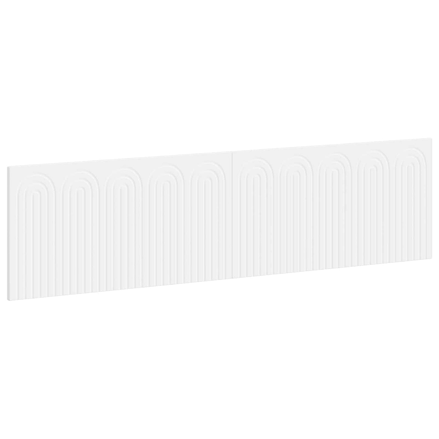Wall-Mounted Headboard ALKMAAR White Engineered Wood
