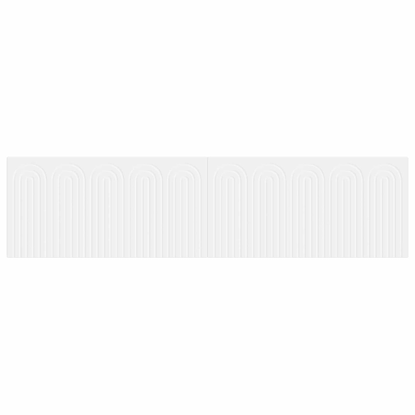 Wall-Mounted Headboard ALKMAAR White Engineered Wood