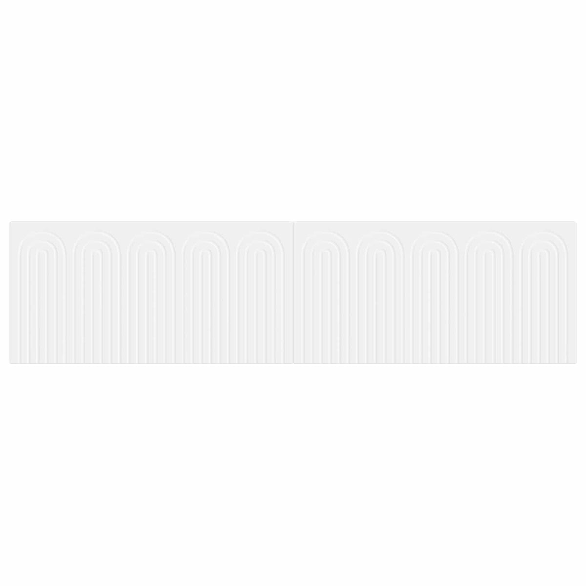 Wall-Mounted Headboard ALKMAAR White Engineered Wood