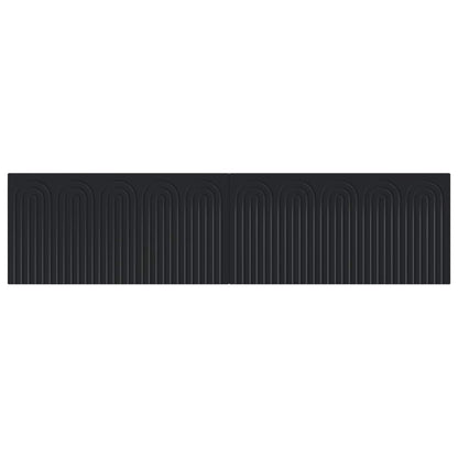Wall-Mounted Headboard ALKMAAR Black Engineered Wood