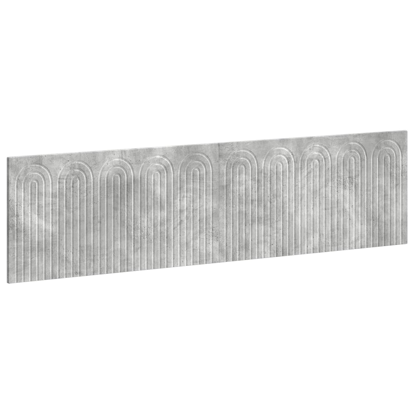 Wall-Mounted Headboard ALKMAAR Concrete Grey Engineered Wood