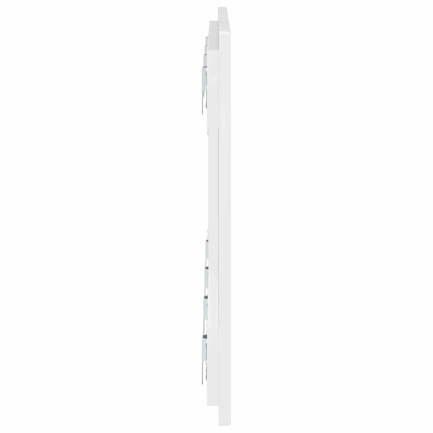 Wall-Mounted Headboard ALKMAAR High Gloss White Engineered Wood