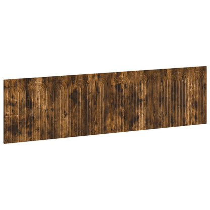 Wall-Mounted Headboard ALKMAAR Smoked Oak Engineered Wood