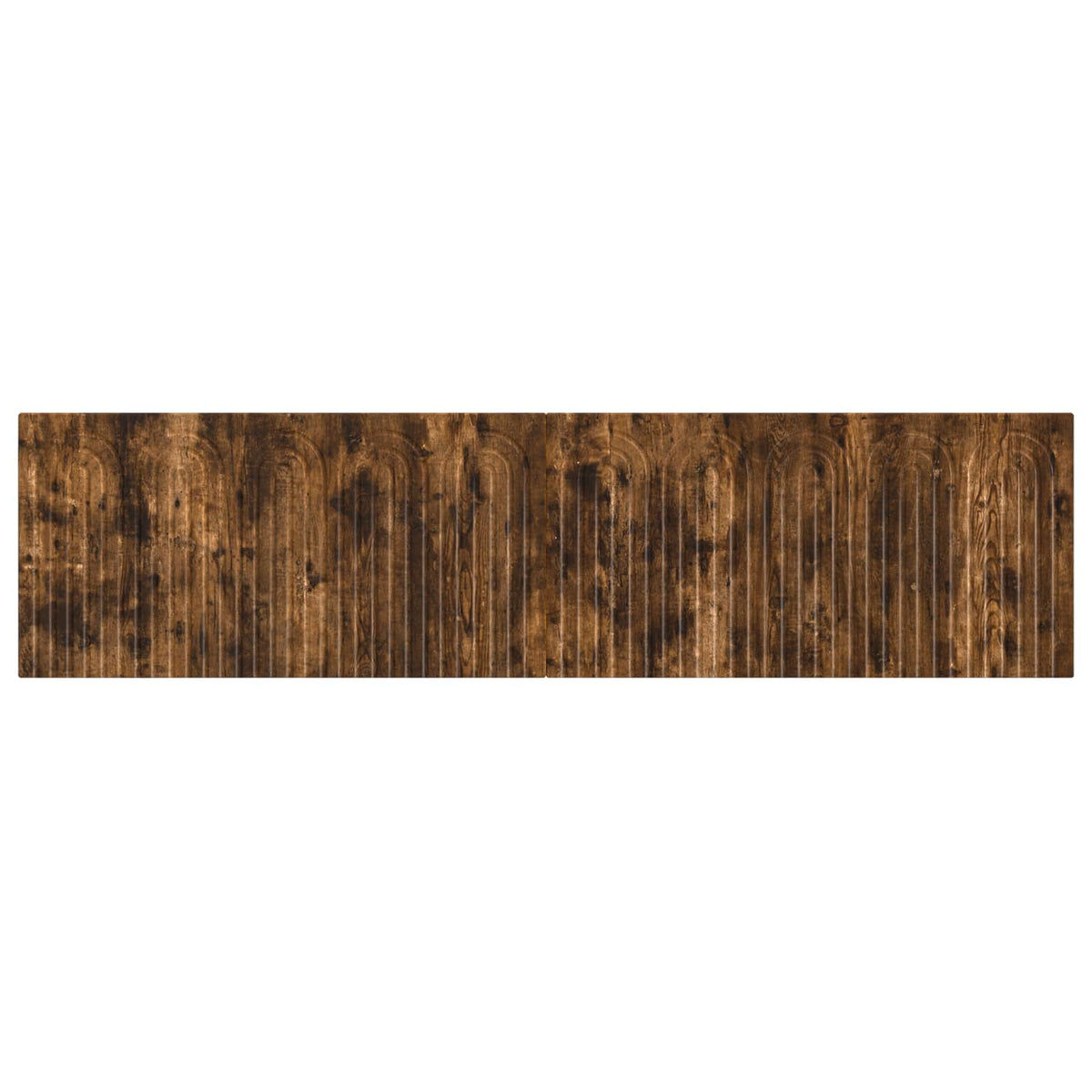 Wall-Mounted Headboard ALKMAAR Smoked Oak Engineered Wood