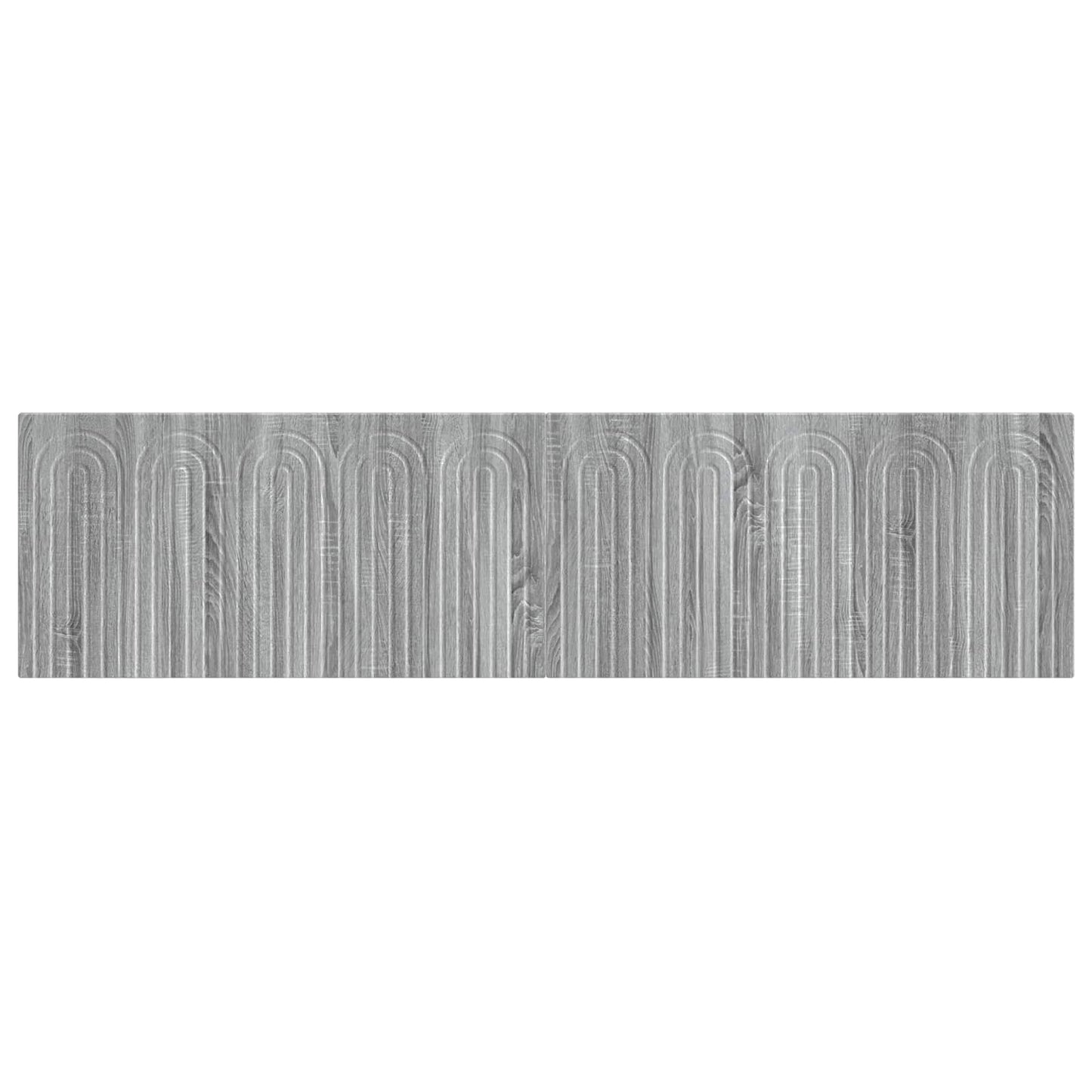 Wall-Mounted Headboard ALKMAAR Grey Sonoma Engineered Wood