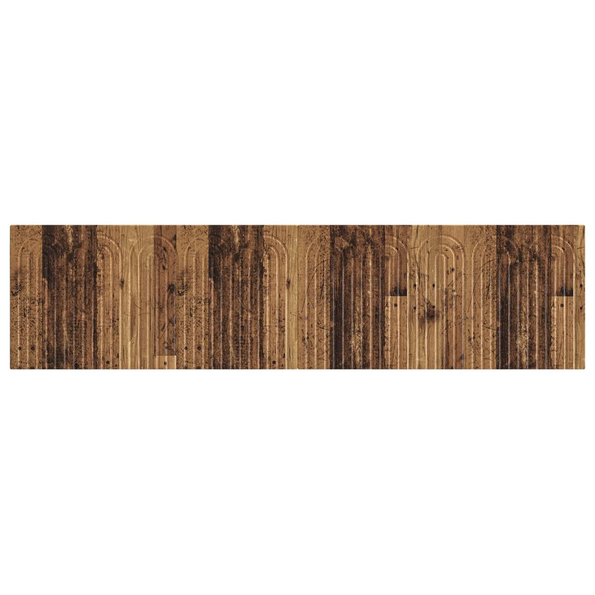 Wall-Mounted Headboard ALKMAAR Old Wood Engineered Wood