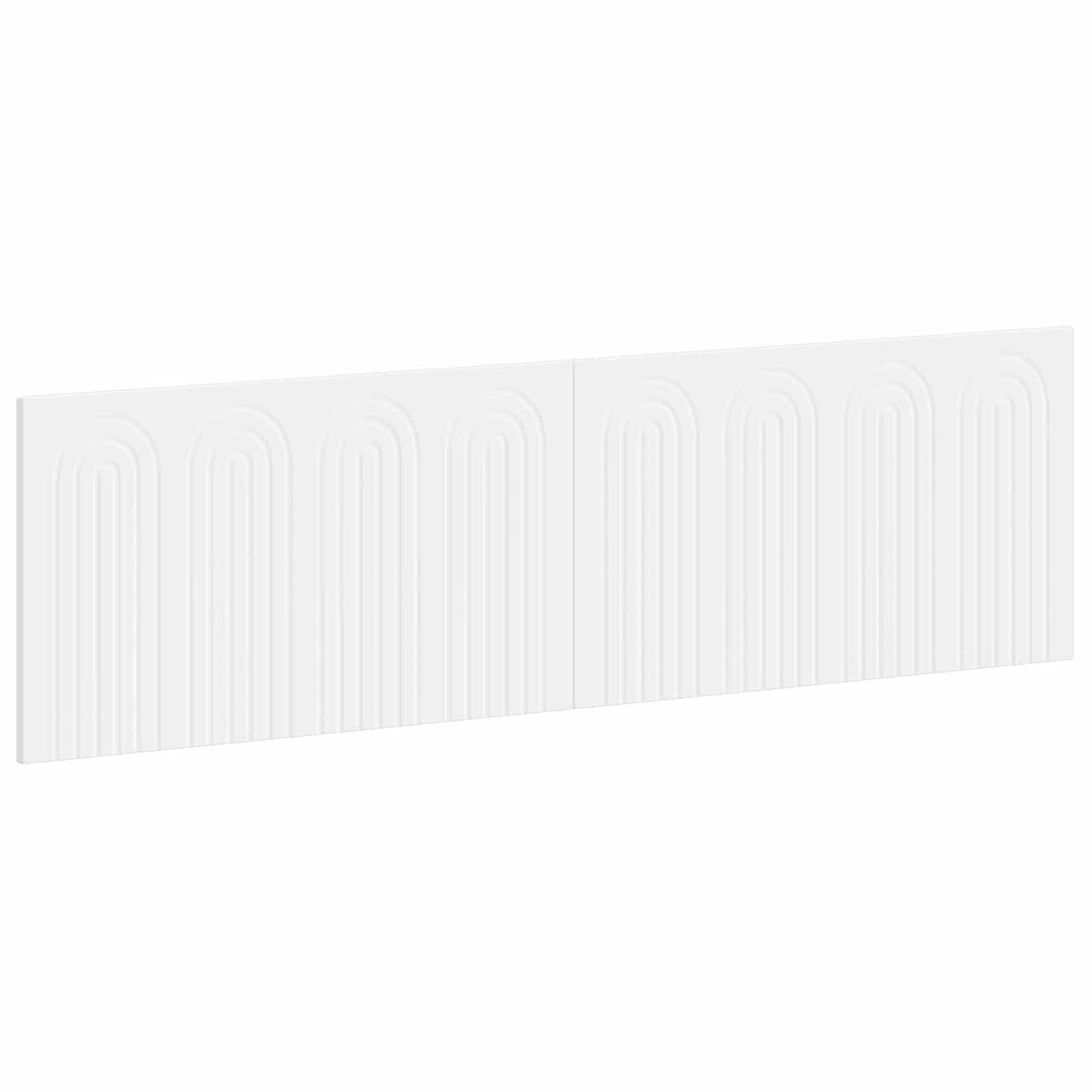 Wall-Mounted Headboard ALKMAAR White Engineered Wood