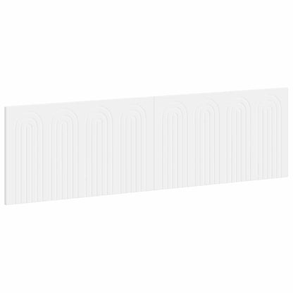 Wall-Mounted Headboard ALKMAAR White Engineered Wood
