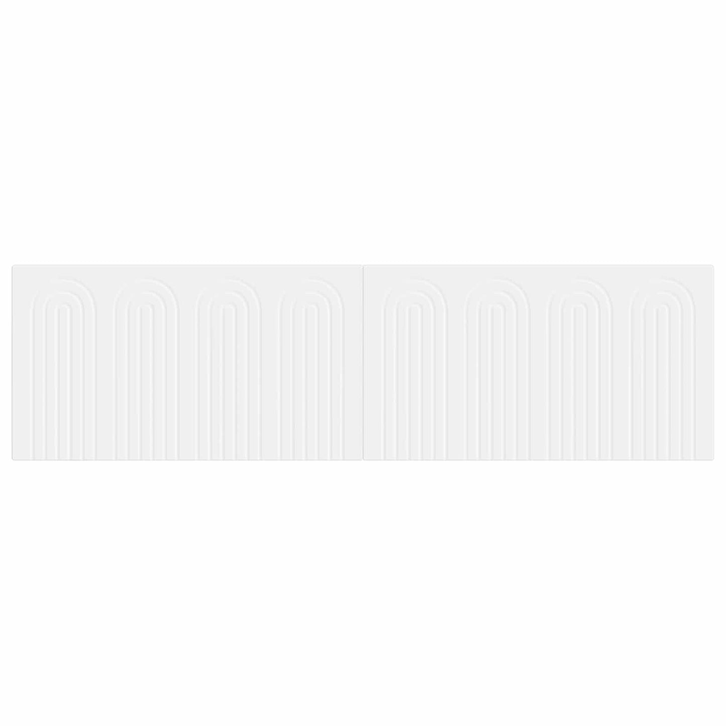 Wall-Mounted Headboard ALKMAAR White Engineered Wood
