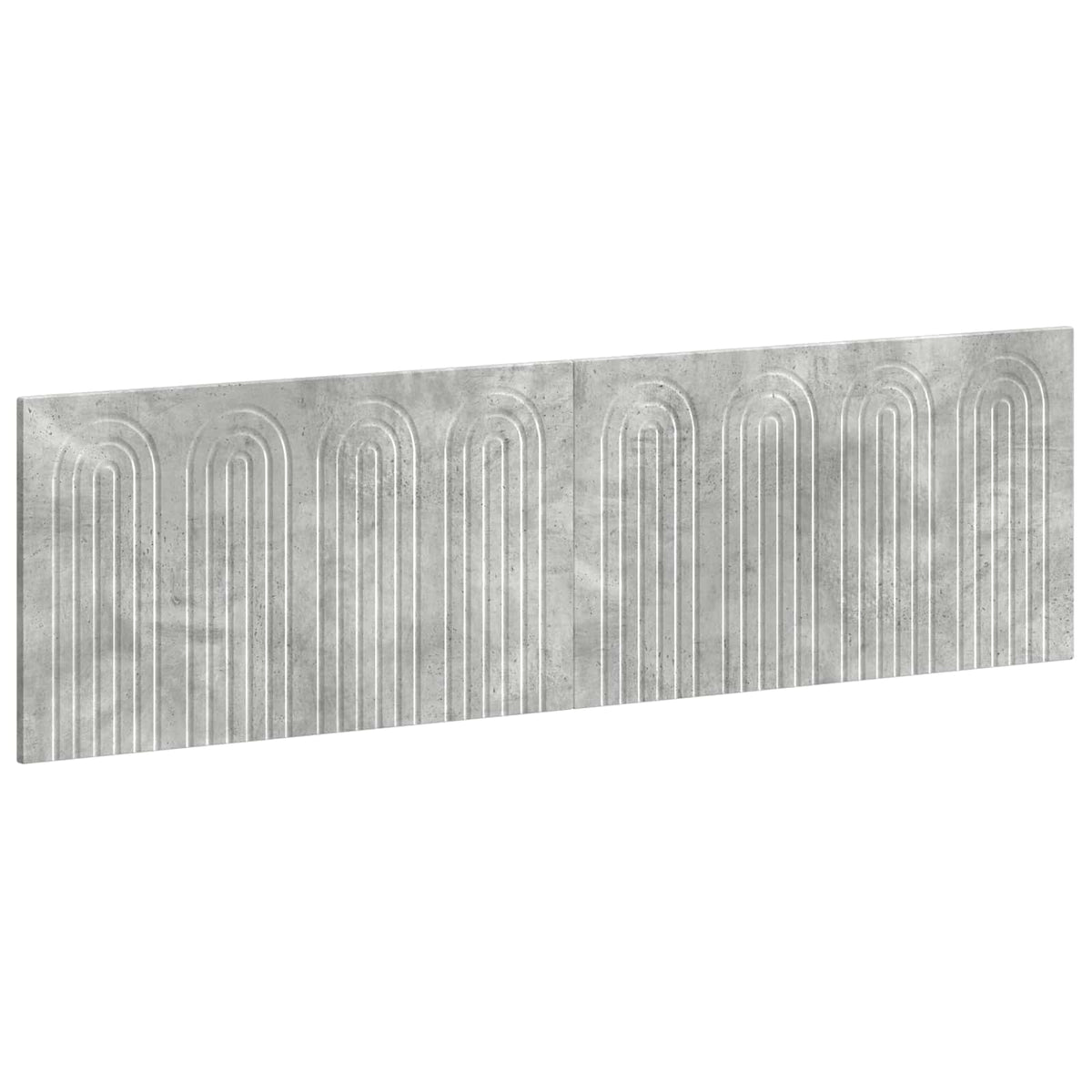 Wall-Mounted Headboard ALKMAAR Concrete Grey Engineered Wood