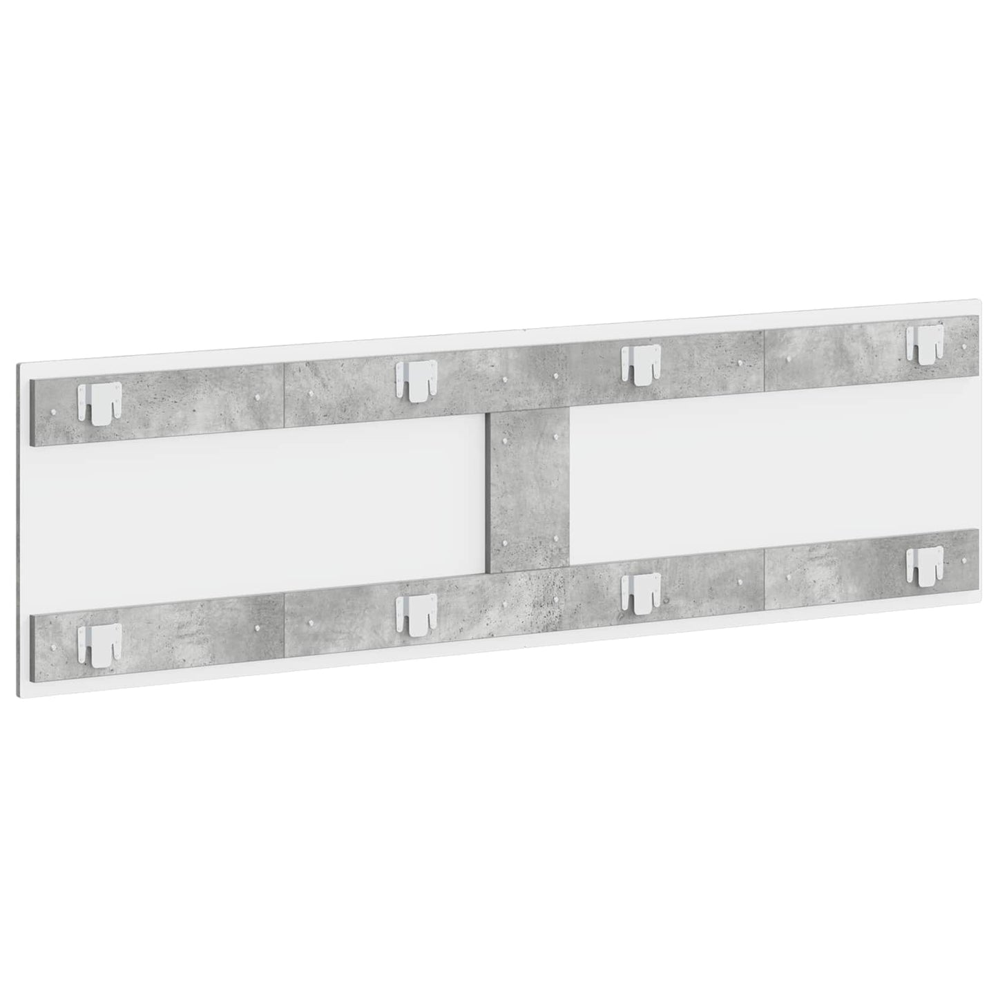 Wall-Mounted Headboard ALKMAAR Concrete Grey Engineered Wood