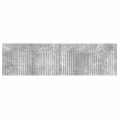 Wall-Mounted Headboard ALKMAAR Concrete Grey Engineered Wood