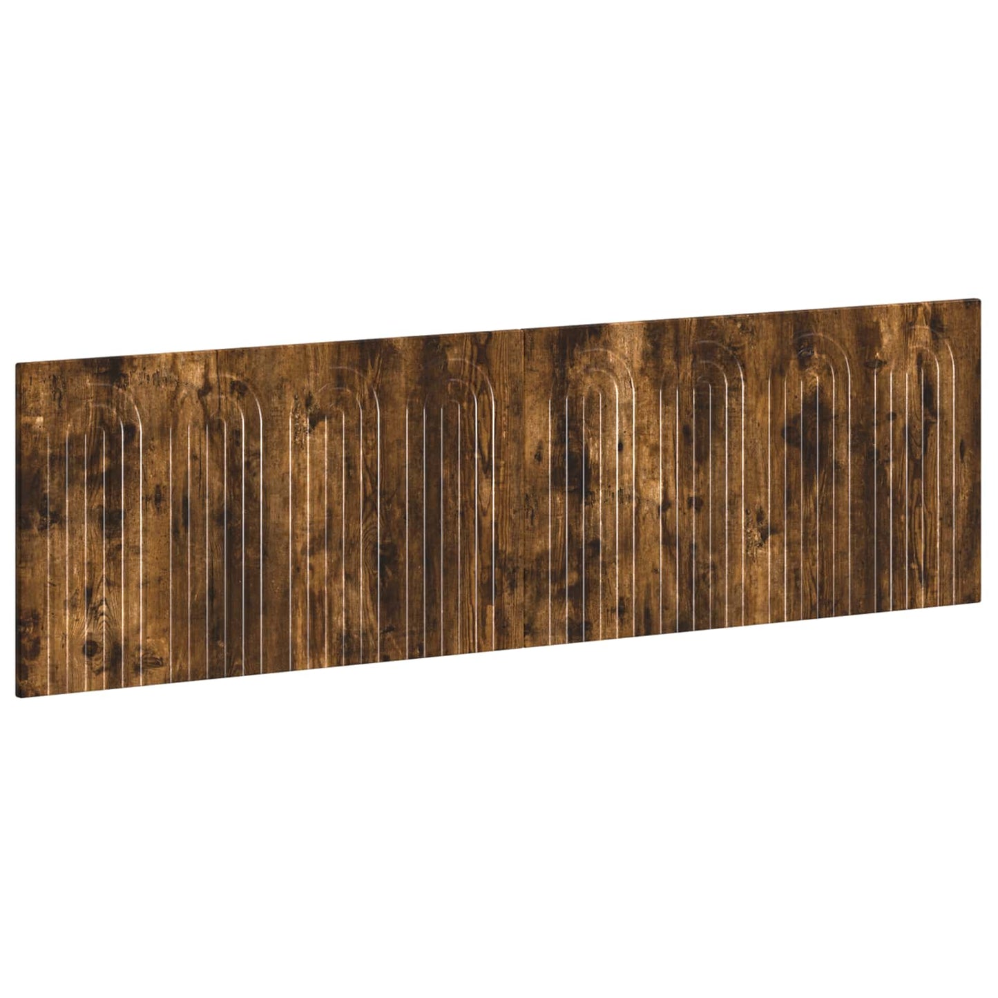 Wall-Mounted Headboard ALKMAAR Smoked Oak Engineered Wood