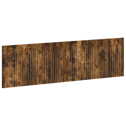 Wall-Mounted Headboard ALKMAAR Smoked Oak Engineered Wood