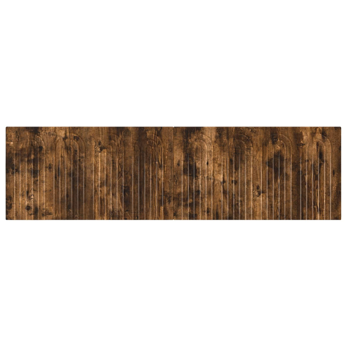 Wall-Mounted Headboard ALKMAAR Smoked Oak Engineered Wood