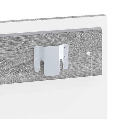 Wall-Mounted Headboard ALKMAAR Grey Sonoma Engineered Wood