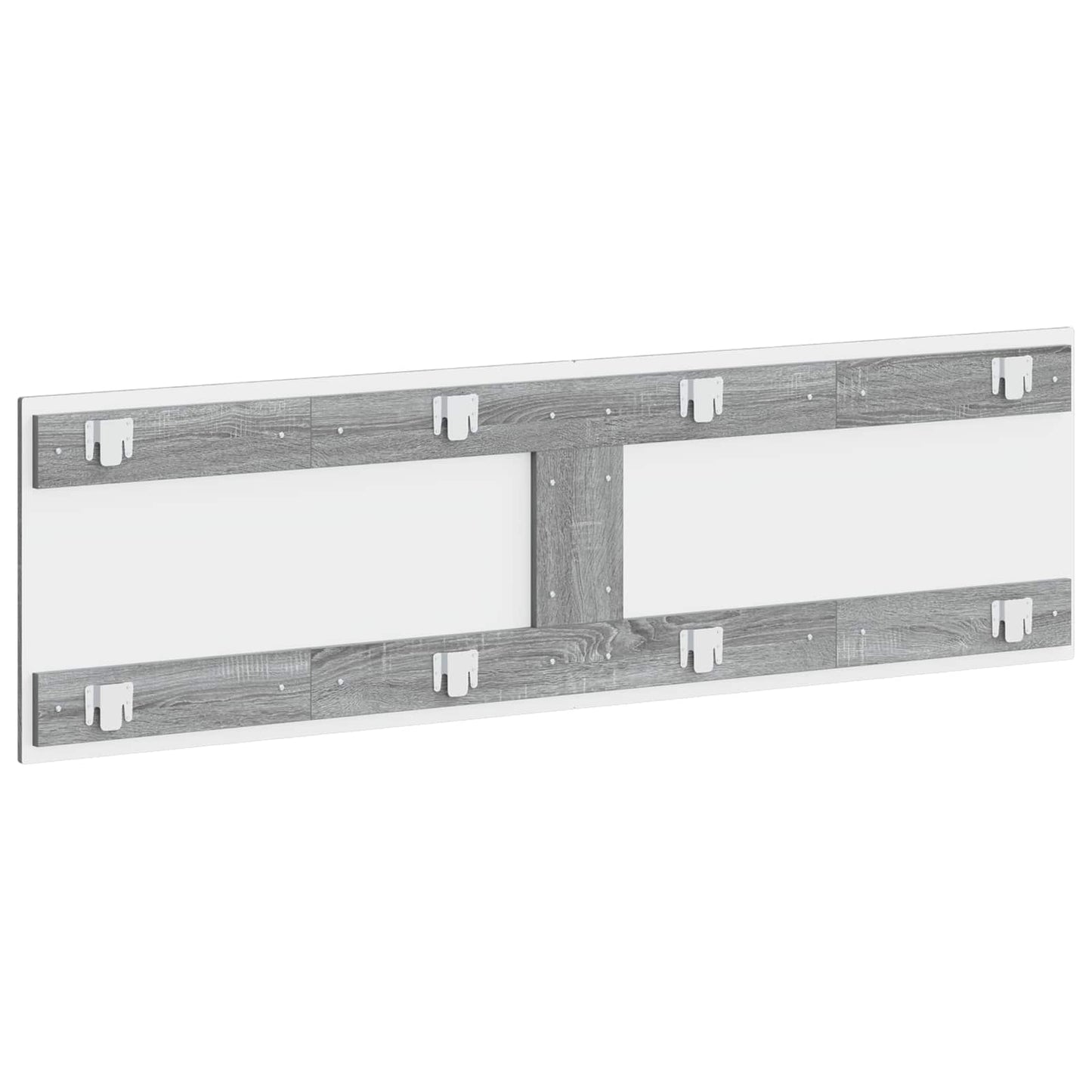 Wall-Mounted Headboard ALKMAAR Grey Sonoma Engineered Wood