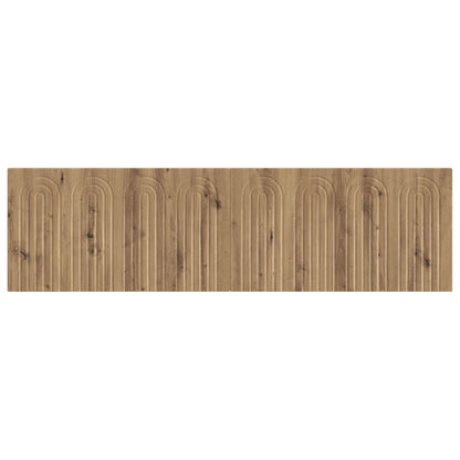 Wall-Mounted Headboard ALKMAAR Artisan Oak Engineered Wood