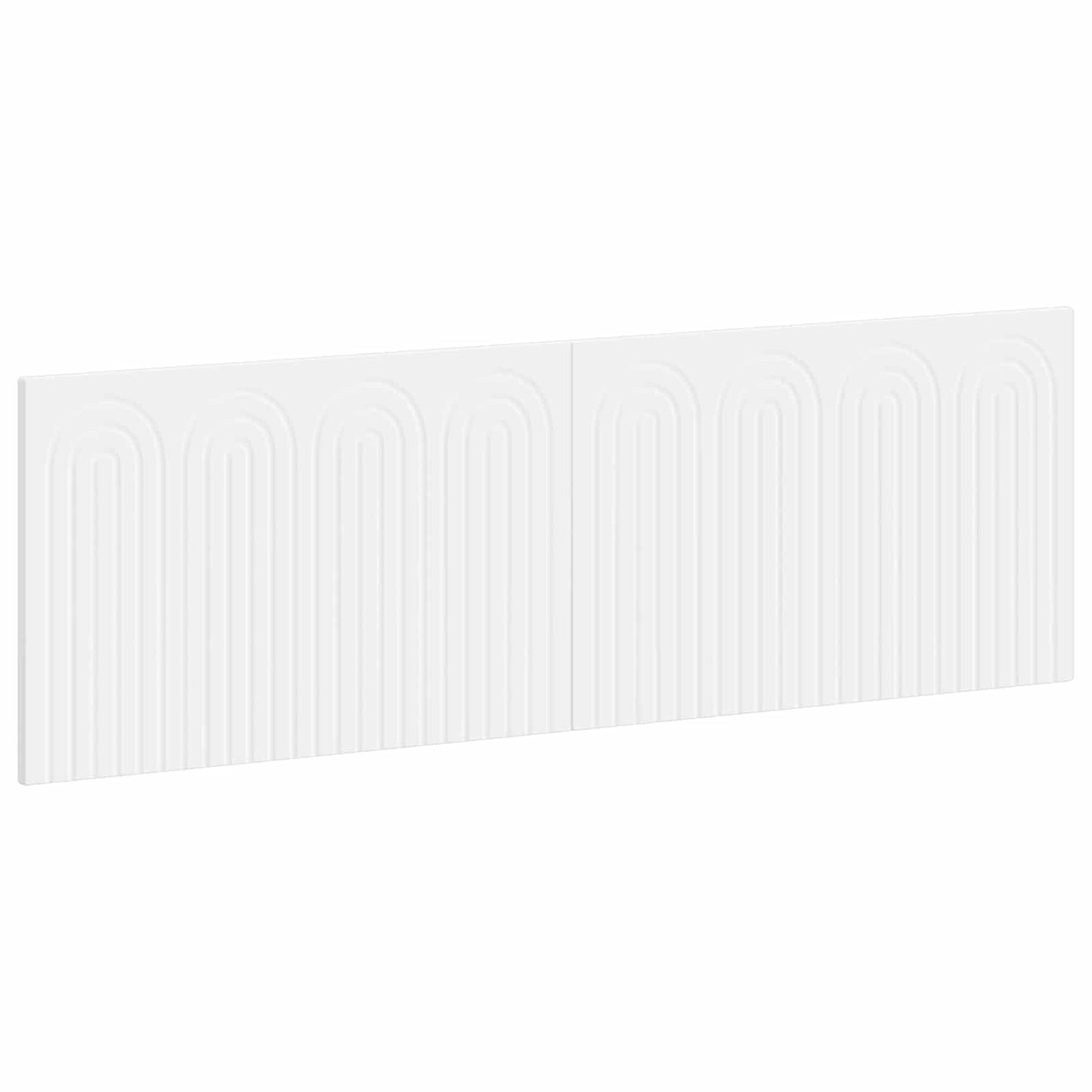Wall-Mounted Headboard ALKMAAR White Engineered Wood