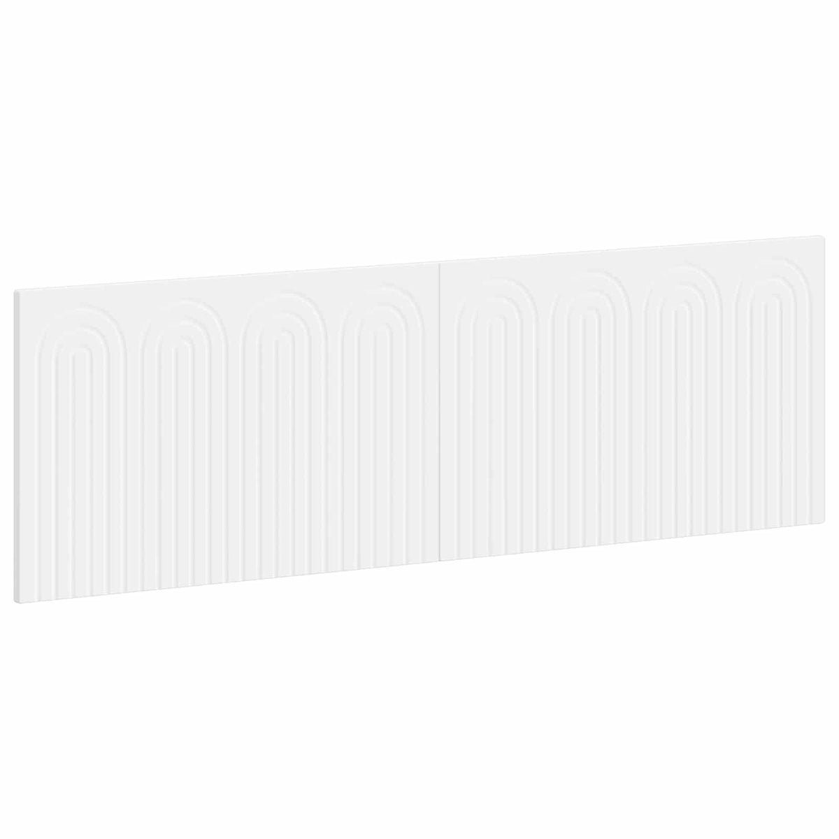 Wall-Mounted Headboard ALKMAAR White Engineered Wood