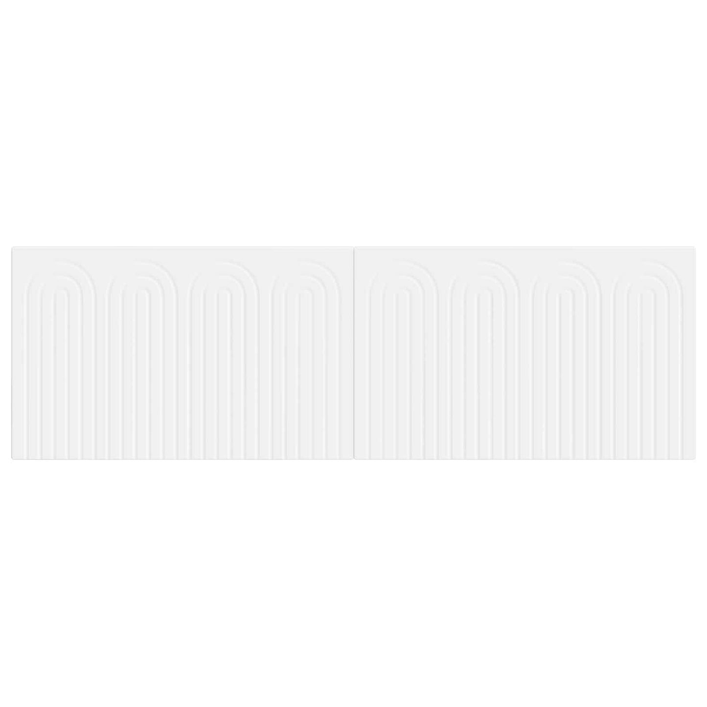Wall-Mounted Headboard ALKMAAR White Engineered Wood