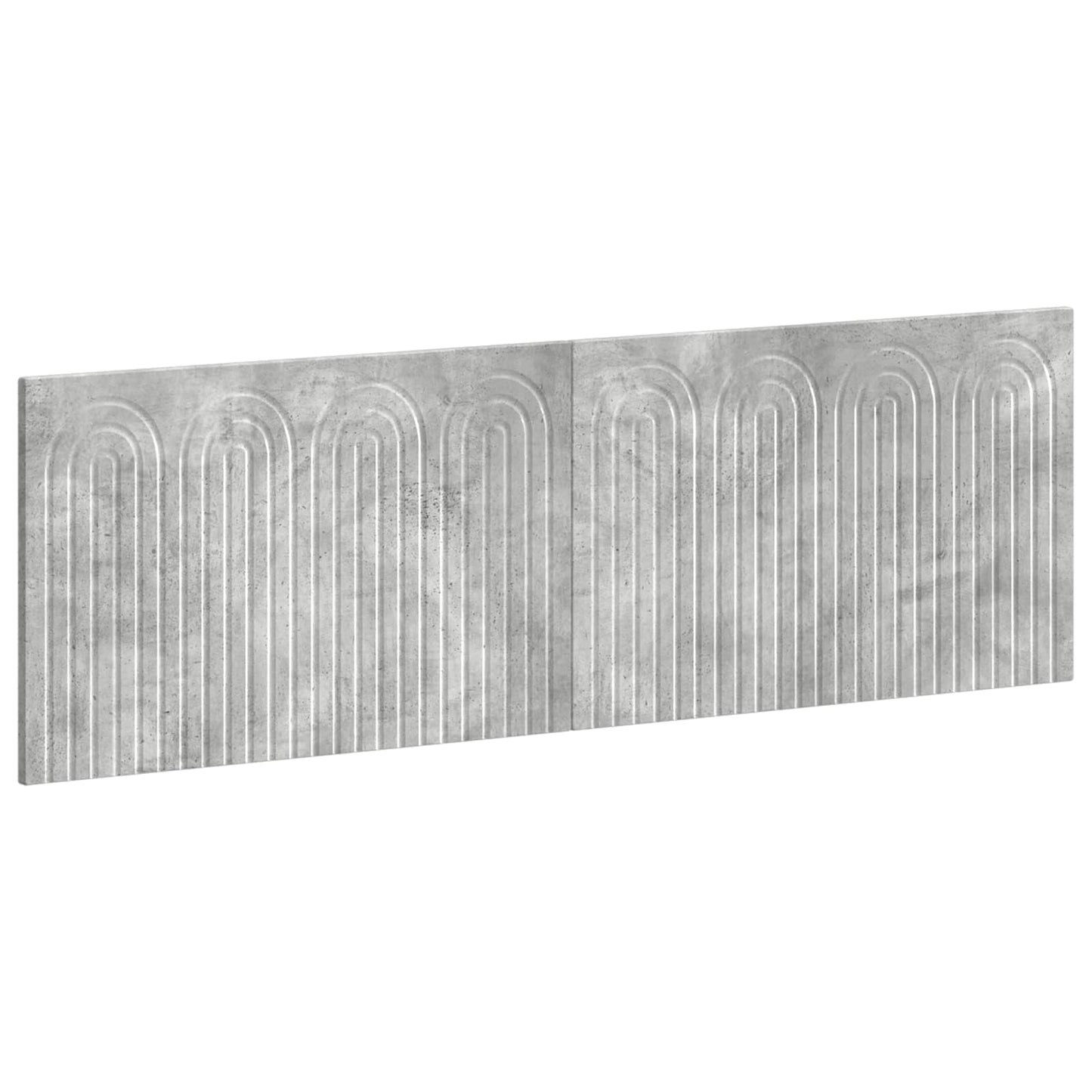 Wall-Mounted Headboard ALKMAAR Concrete Grey Engineered Wood