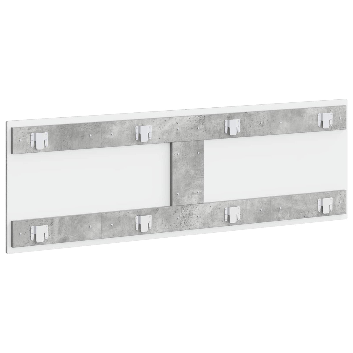 Wall-Mounted Headboard ALKMAAR Concrete Grey Engineered Wood