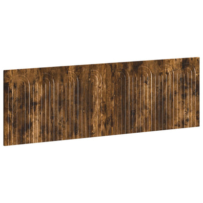 Wall-Mounted Headboard ALKMAAR Smoked Oak Engineered Wood