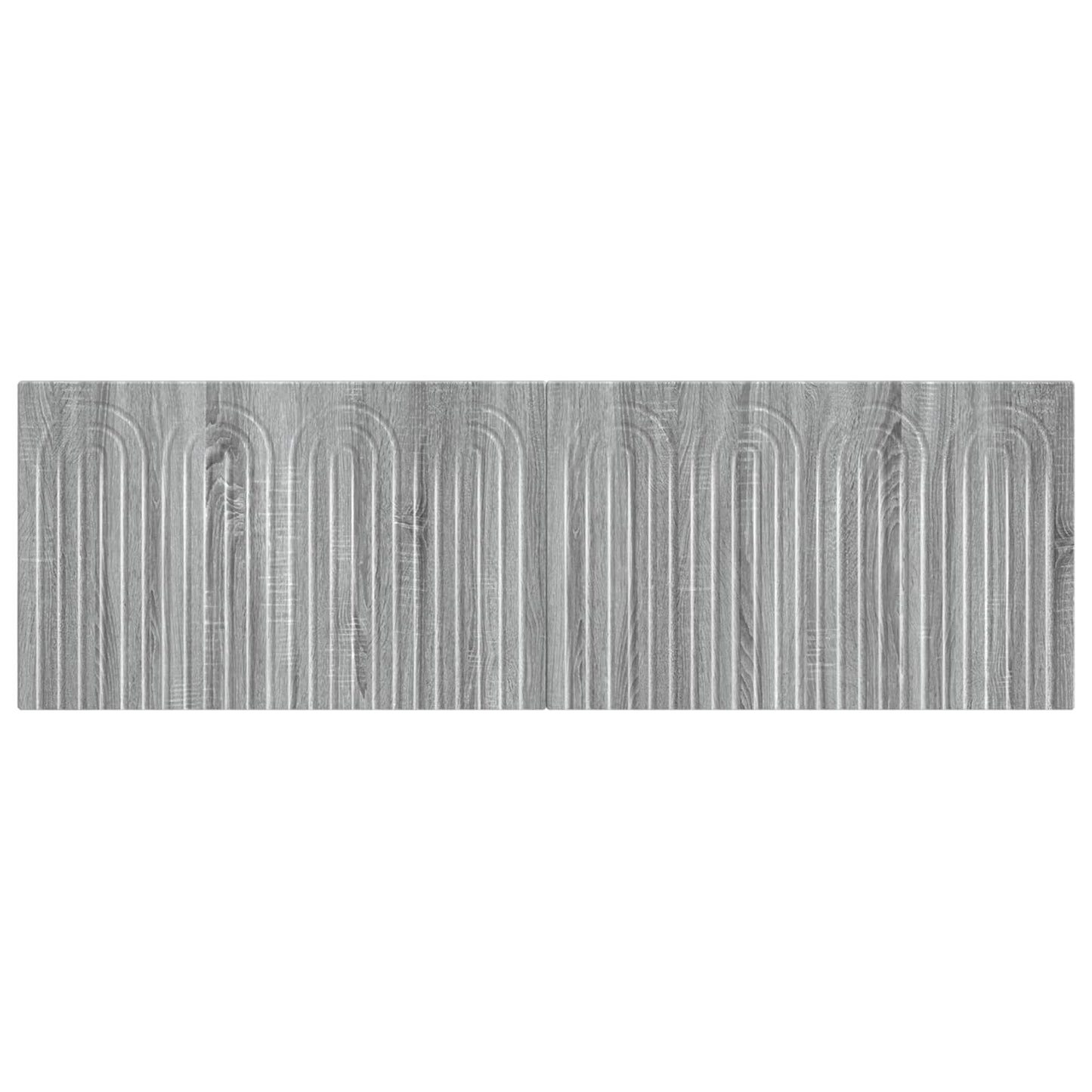 Wall-Mounted Headboard ALKMAAR Grey Sonoma Engineered Wood