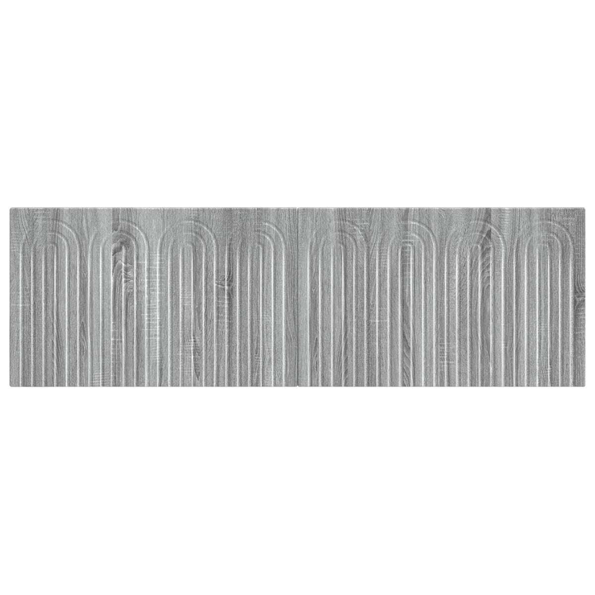Wall-Mounted Headboard ALKMAAR Grey Sonoma Engineered Wood