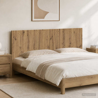 Wall-Mounted Headboard ALKMAAR Artisan Oak Engineered Wood
