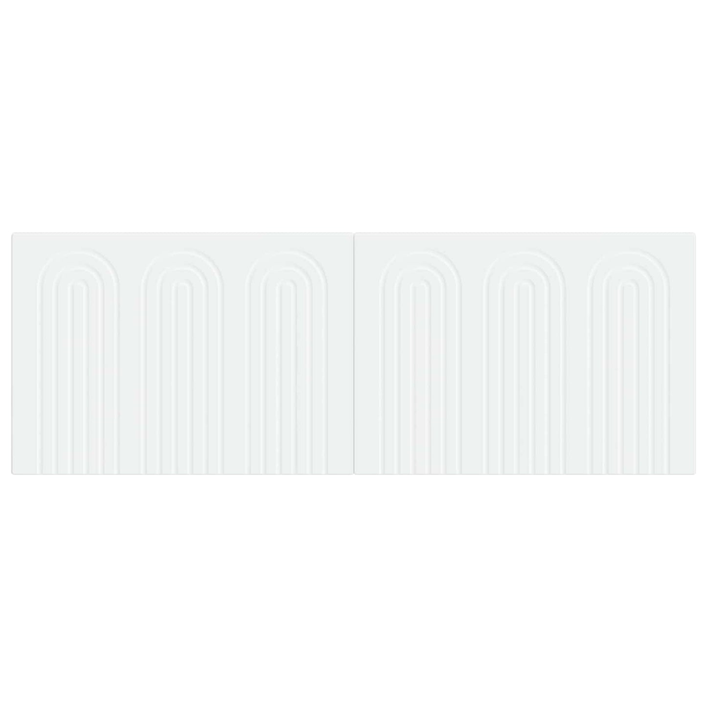 Wall-Mounted Headboard ALKMAAR White Engineered Wood