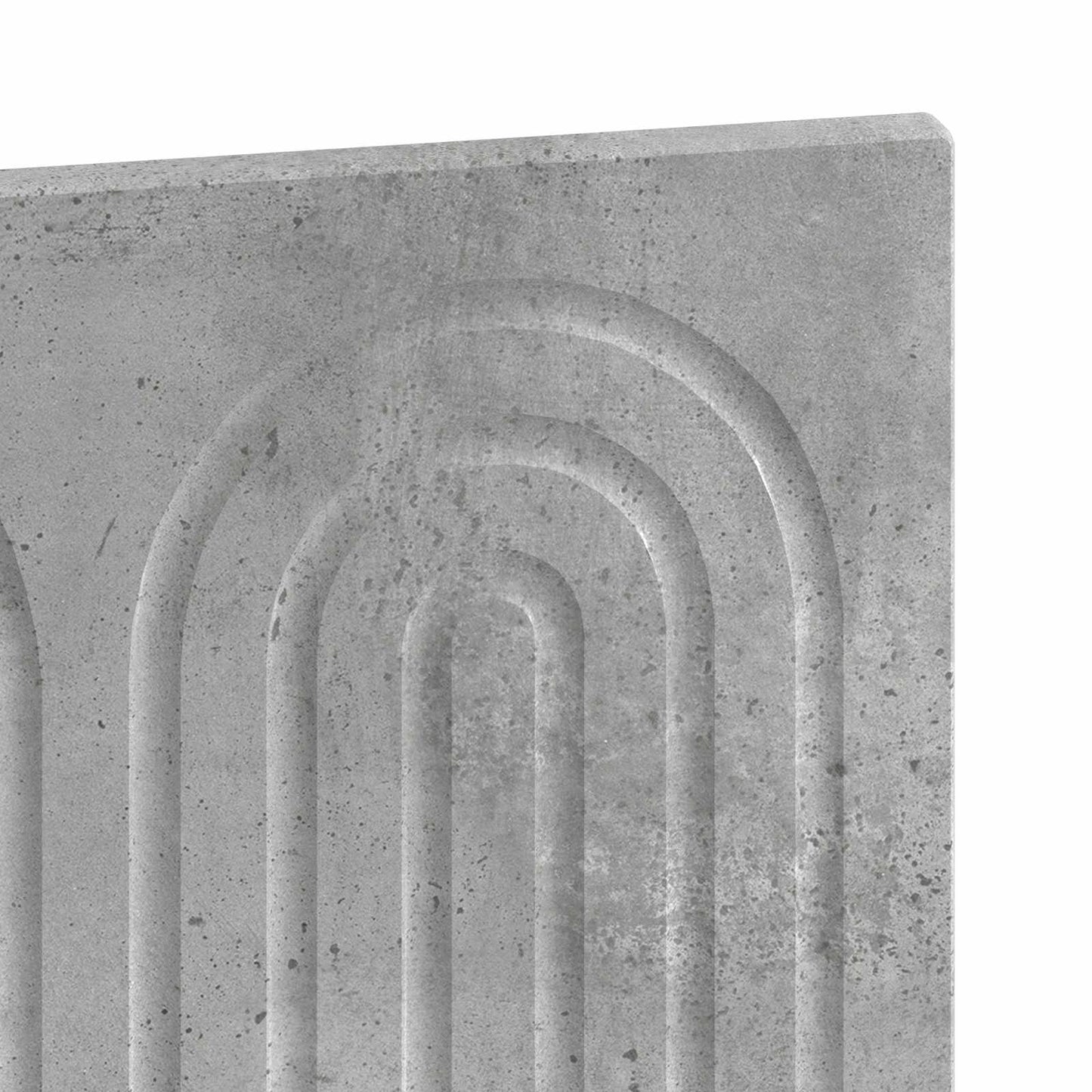 Wall-Mounted Headboard ALKMAAR Concrete Grey Engineered Wood