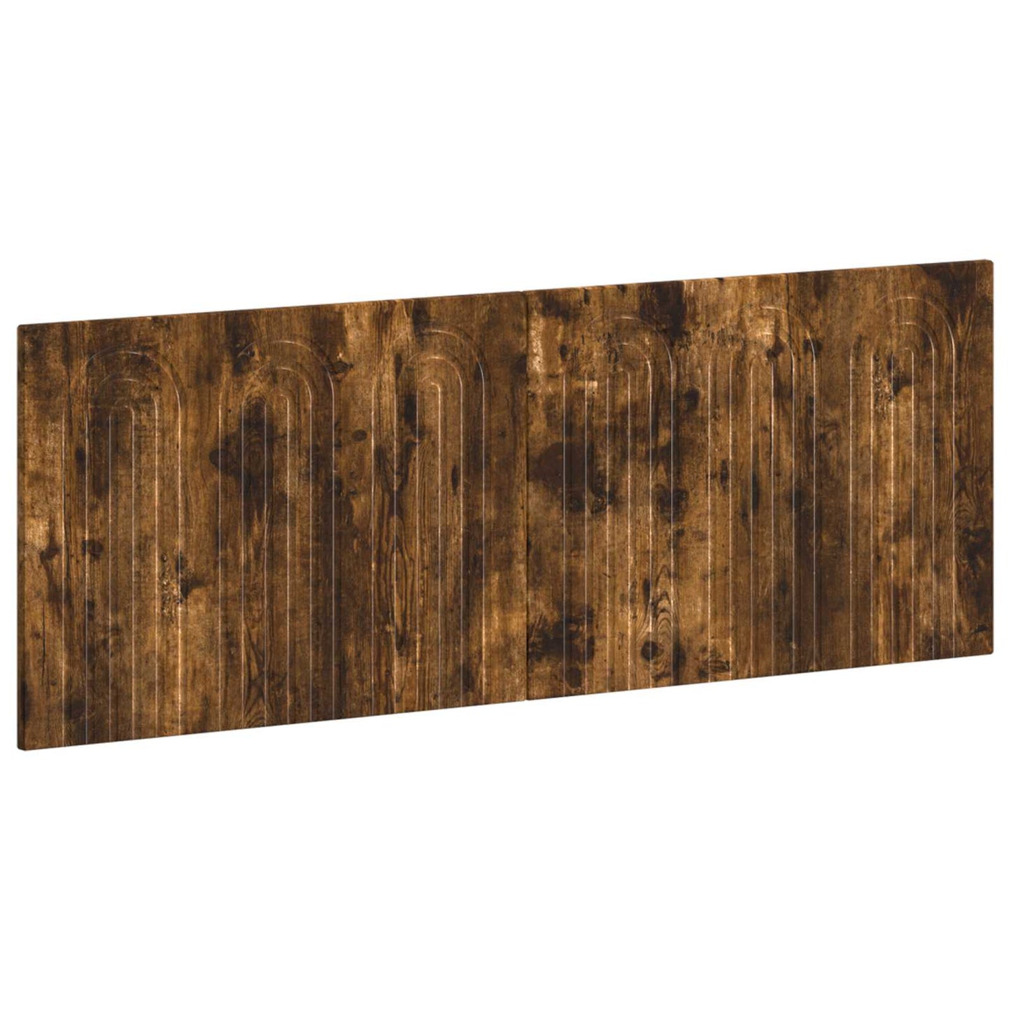 Wall-Mounted Headboard ALKMAAR Smoked Oak Engineered Wood