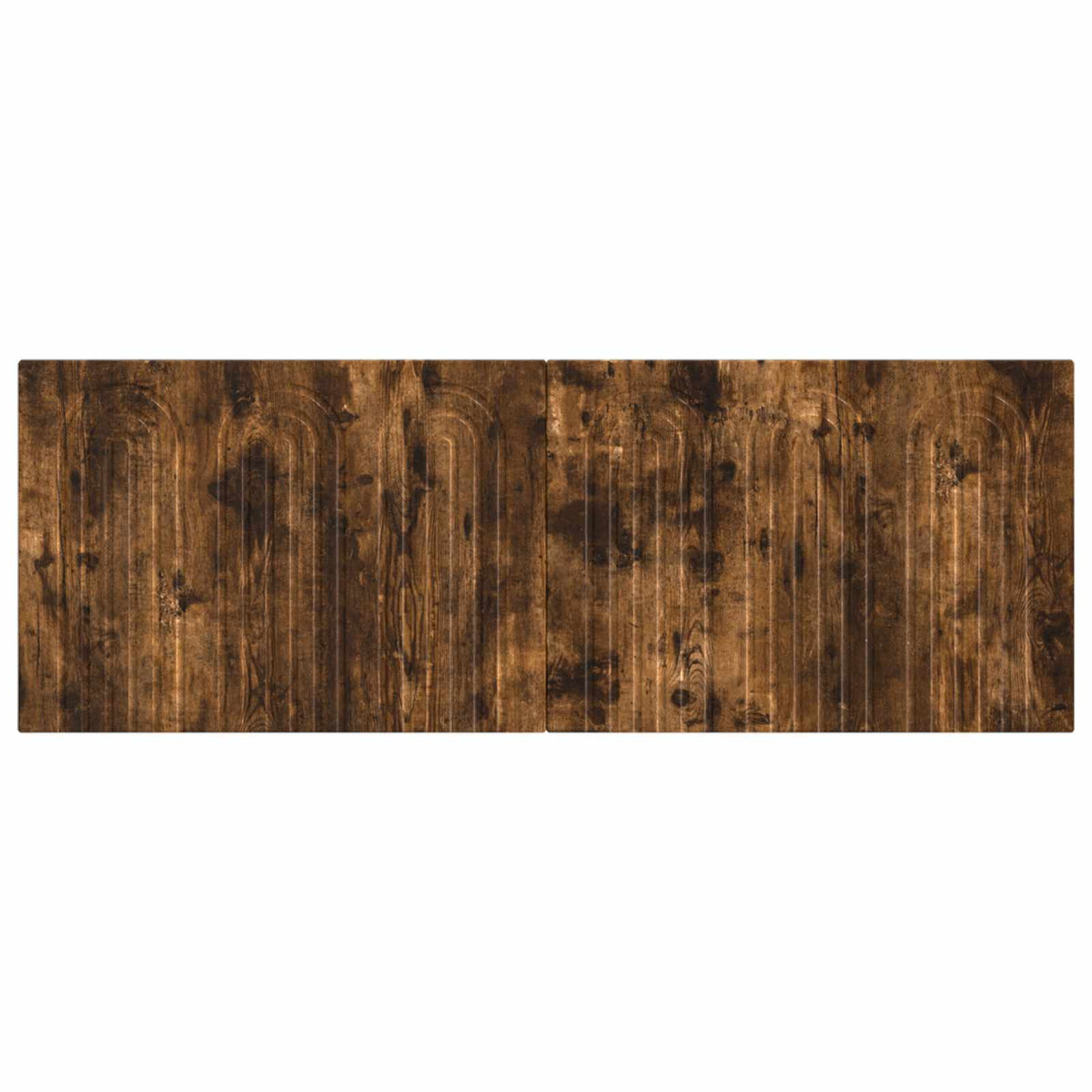Wall-Mounted Headboard ALKMAAR Smoked Oak Engineered Wood