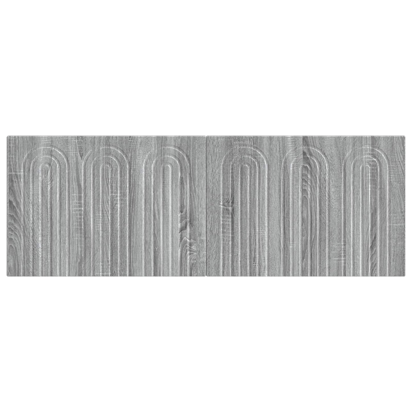 Wall-Mounted Headboard ALKMAAR Grey Sonoma Engineered Wood