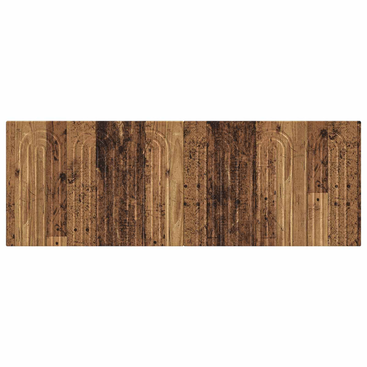 Wall-Mounted Headboard ALKMAAR Old Wood Engineered Wood