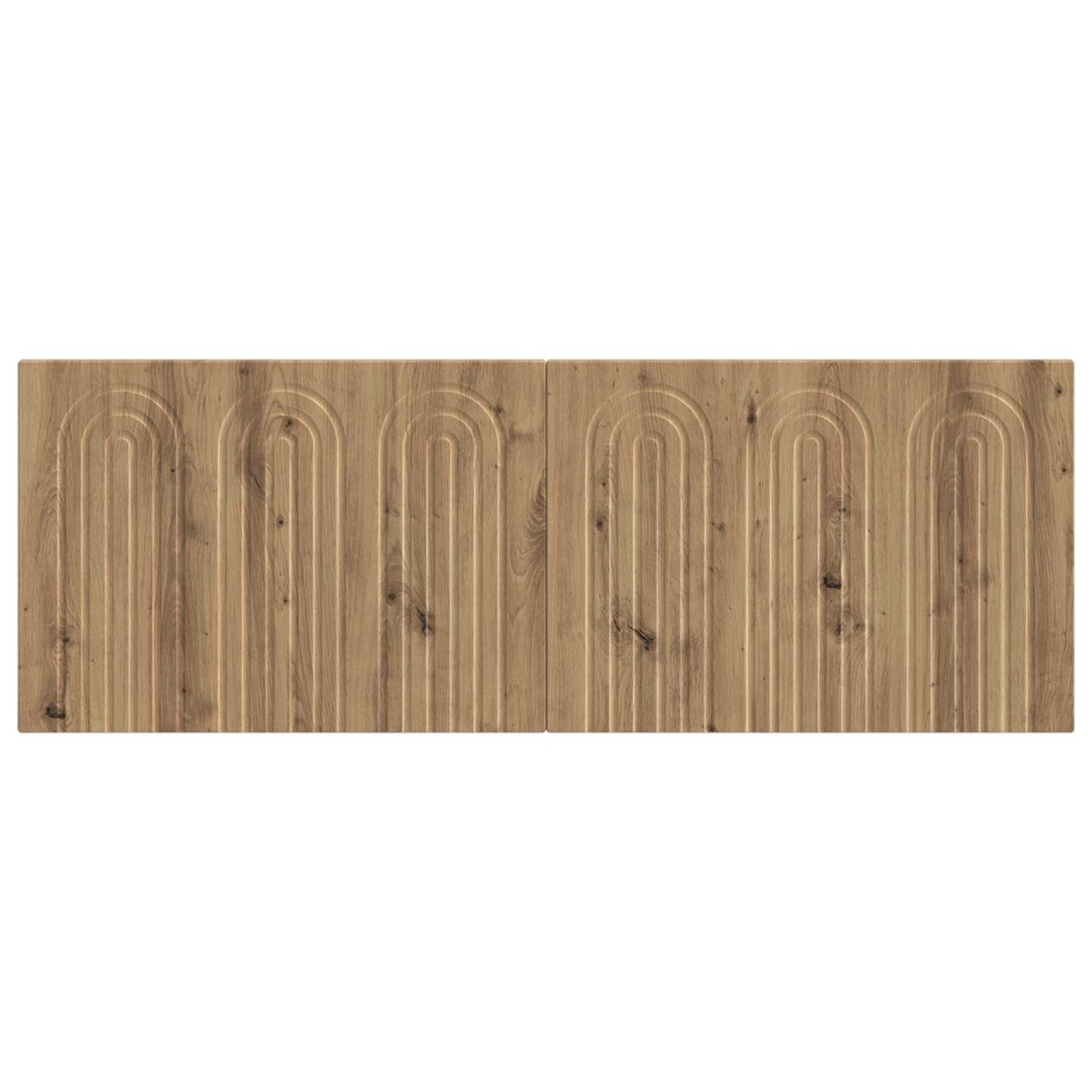 Wall-Mounted Headboard ALKMAAR Artisan Oak Engineered Wood
