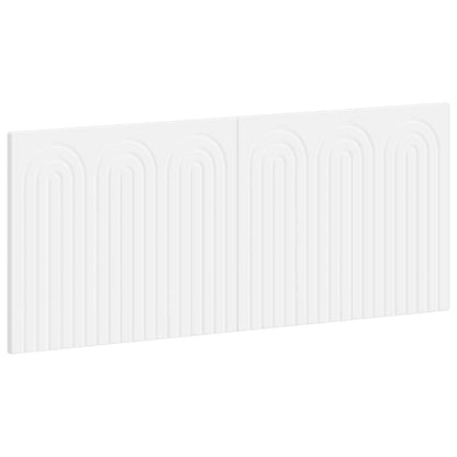 Wall-Mounted Headboard ALKMAAR White Engineered Wood