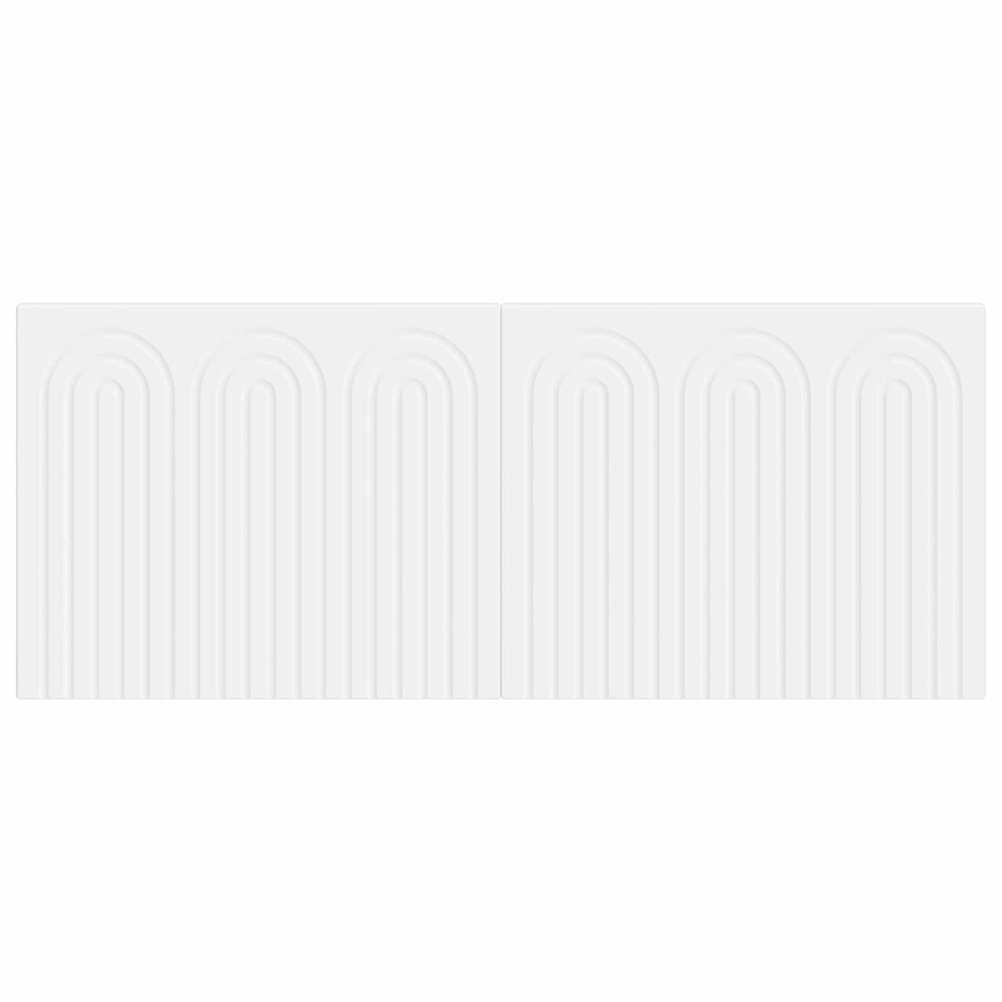 Wall-Mounted Headboard ALKMAAR White Engineered Wood