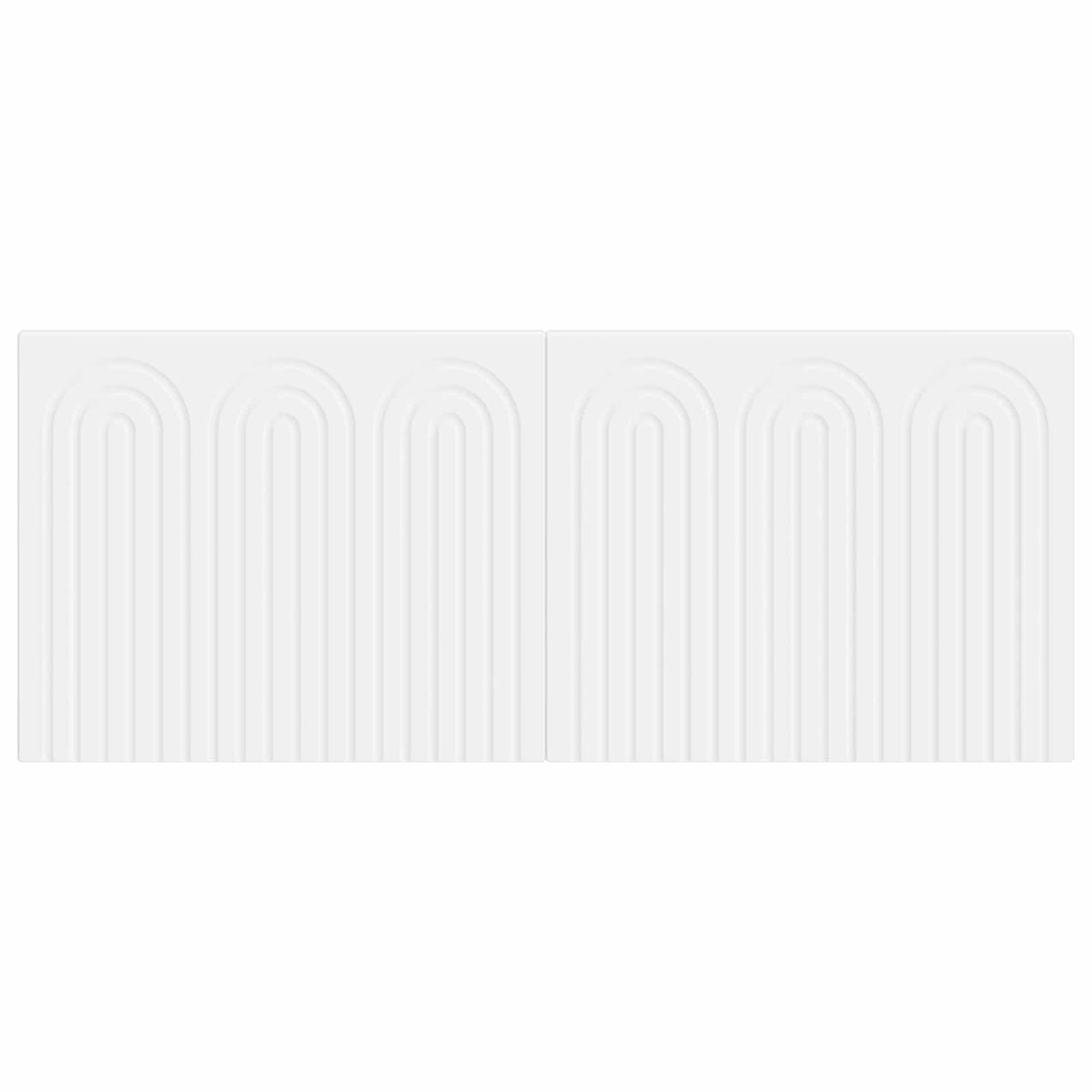 Wall-Mounted Headboard ALKMAAR White Engineered Wood
