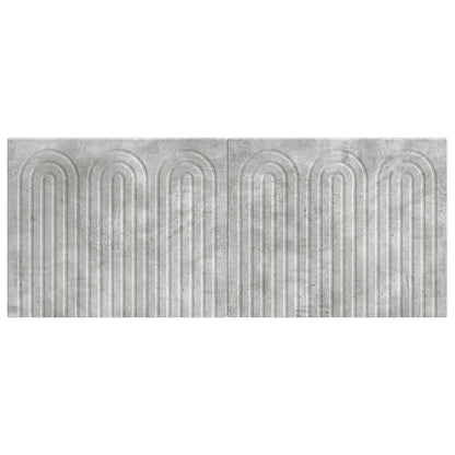 Wall-Mounted Headboard ALKMAAR Concrete Grey Engineered Wood