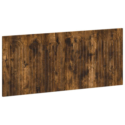 Wall-Mounted Headboard ALKMAAR Smoked Oak Engineered Wood