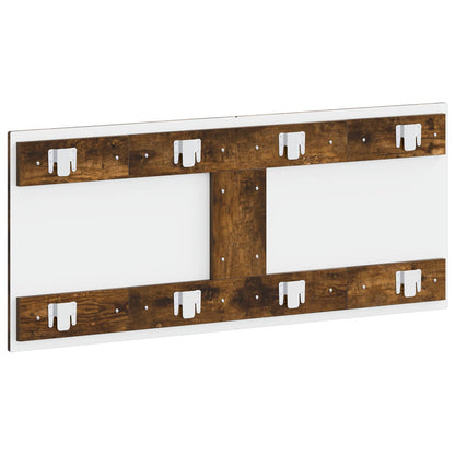 Wall-Mounted Headboard ALKMAAR Smoked Oak Engineered Wood