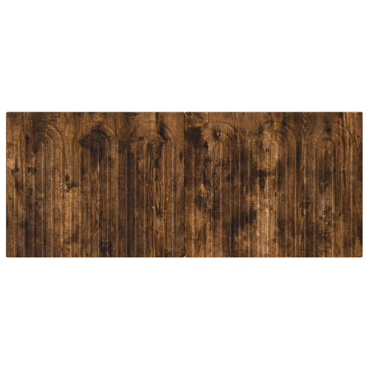 Wall-Mounted Headboard ALKMAAR Smoked Oak Engineered Wood