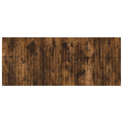 Wall-Mounted Headboard ALKMAAR Smoked Oak Engineered Wood