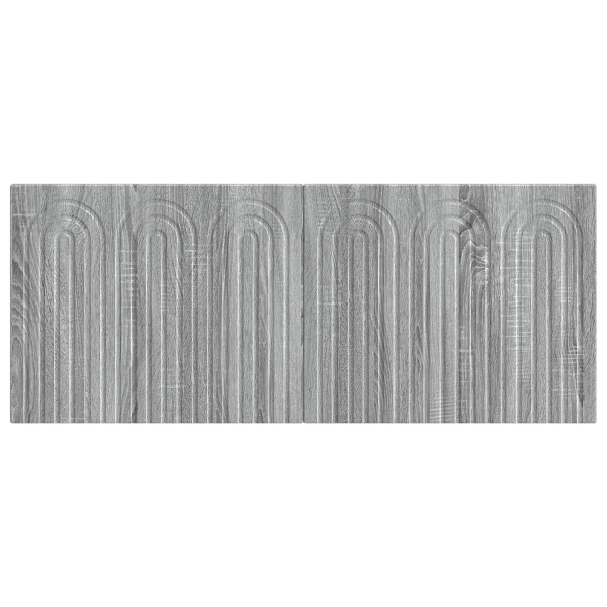Wall-Mounted Headboard ALKMAAR Grey Sonoma Engineered Wood