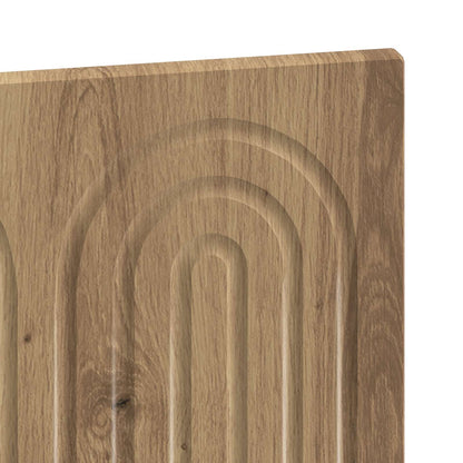 Wall-Mounted Headboard ALKMAAR Artisan Oak Engineered Wood